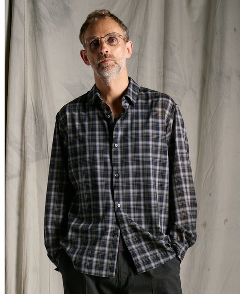 airy wool voile shirt