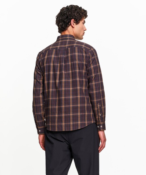 AIGLE(エーグル)の「コットン フランネルチェックシャツ ボタンダウンシャツ(シャツ/ブラウス・メンズ・ブラウン・S/M/L)」の11枚目の写真