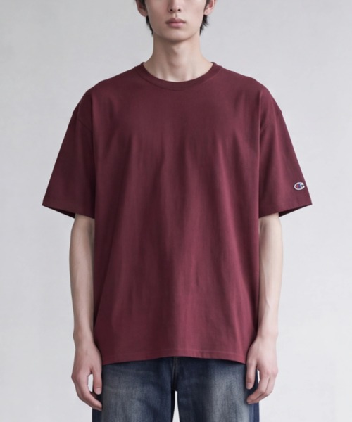 Champion(チャンピオン)の「【T24】【Champion/チャンピオン】6oz SHORT SLEEVE TEE A-T525C(Tシャツ/カットソー・レディース・チャコールグレー/グレー/パープル/マルーン/ネイビー/オレンジ/イエロー/レッド/ブラック/グリーン/オートミール/ブルー/ホワイト・LARGE/XX-LARGE/XXX-LARGE/X-LARGE/SMALL/MEDIUM)」の12枚目の写真