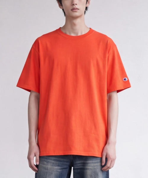 Champion(チャンピオン)の「【T24】【Champion/チャンピオン】6oz SHORT SLEEVE TEE A-T525C(Tシャツ/カットソー・レディース・チャコールグレー/グレー/パープル/マルーン/ネイビー/オレンジ/イエロー/レッド/ブラック/グリーン/オートミール/ブルー/ホワイト・LARGE/XX-LARGE/XXX-LARGE/X-LARGE/SMALL/MEDIUM)」の13枚目の写真