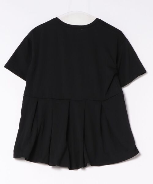 SWINGLE(スウィングル)の「【キシリトール加工】タックフレアプルオーバー(Tシャツ/カットソー・レディース・オフホワイト/ベージュ/ブラック・FREE)」の4枚目の写真
