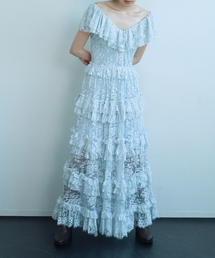 【Sea New York/シー ニューヨーク】 SHAREEN LACE VNECK DRESS