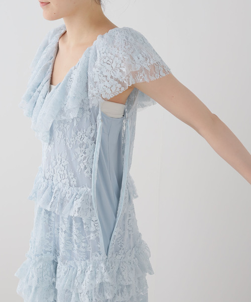 EDIT. FOR LULU(エディットフォールル)の「【Sea New York/シー ニューヨーク】 SHAREEN LACE VNECK DRESS(ワンピース・レディース・ブルー系その他・FREE)」の12枚目の写真