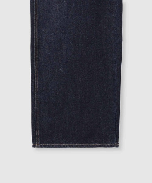 NAVY（ネイビー）の「【NAVY/ネイビー】マイデニ ハイウェスト バギーデニムパンツ（デニムパンツ・レディース・ブラック/ネイビー・S/L/M）」の6枚目の写真