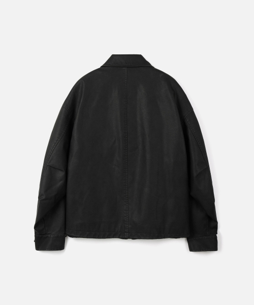 247SERIES(247シリーズ)の「レザーA-2ジャケットブラック(ライダースジャケット・メンズ・ブラック・SMALL/MEDIUM/LARGE/X-LARGE/X-SMALL)」の2枚目の写真