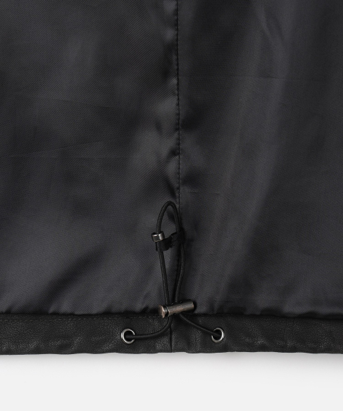 247SERIES(247シリーズ)の「レザーA-2ジャケットブラック(ライダースジャケット・メンズ・ブラック・SMALL/MEDIUM/LARGE/X-LARGE/X-SMALL)」の9枚目の写真