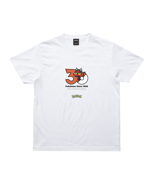 ZOZOSPOT(ゾゾスポット)の「Pokemon 30th Anniversary 1025 T-shirt 「ニャビー」(Tシャツ/カットソー・レディース・ホワイト・SMALL/MEDIUM/LARGE/X-LARGE/XX-LARGE/XXX-LARGE/100cm/110cm/120cm/130cm/140cm/150cm/160cm)」の1枚目の写真
