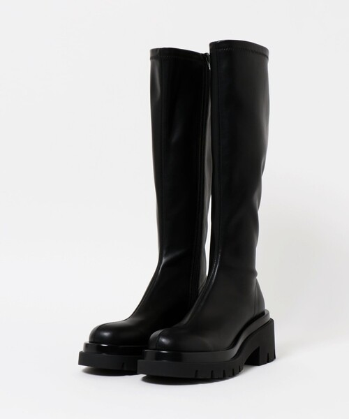 SY UNITED ARROWS（シーユナイテッドアローズ）の「＜SY＞タンクソールスト ロングブーツ75↑（ブーツ・レディース・ブラック・23.5cm/22.5cm/24.5cm/25.5cm）」の2枚目の写真