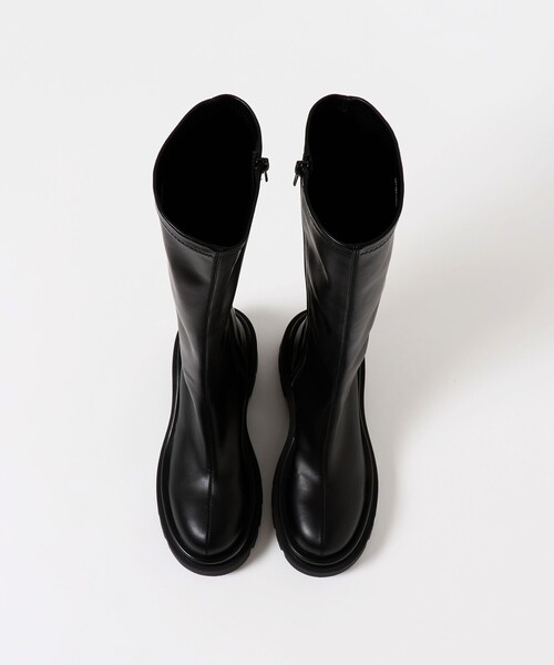 SY UNITED ARROWS（シーユナイテッドアローズ）の「＜SY＞タンクソールスト ロングブーツ75↑（ブーツ・レディース・ブラック・23.5cm/22.5cm/24.5cm/25.5cm）」の3枚目の写真