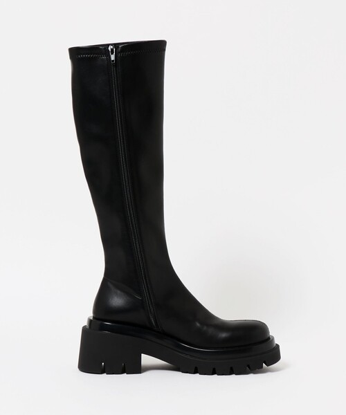 SY UNITED ARROWS（シーユナイテッドアローズ）の「＜SY＞タンクソールスト ロングブーツ75↑（ブーツ・レディース・ブラック・23.5cm/22.5cm/24.5cm/25.5cm）」の4枚目の写真