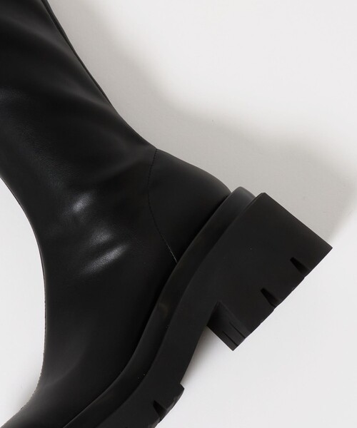 SY UNITED ARROWS（シーユナイテッドアローズ）の「＜SY＞タンクソールスト ロングブーツ75↑（ブーツ・レディース・ブラック・23.5cm/22.5cm/24.5cm/25.5cm）」の9枚目の写真