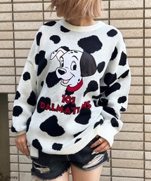 4GEEKs by SPIRALGIRL（フォーギークスバイスパイラルガール）の「【Disney ディズニー 101匹】オーバーニット(ノベルティ付き)（ニット/セーター）」