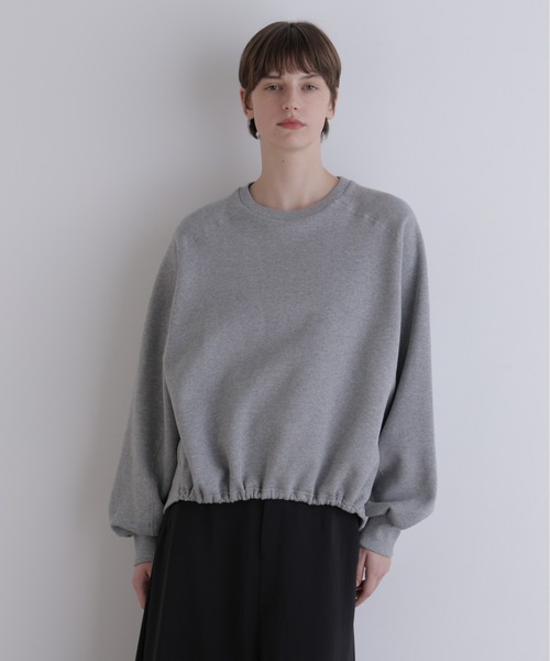 LE PHIL(ルフィル)の「◆カーブソデバルーンプルオーバー(Tシャツ/カットソー・レディース・グレー/ブラック・F)」の10枚目の写真