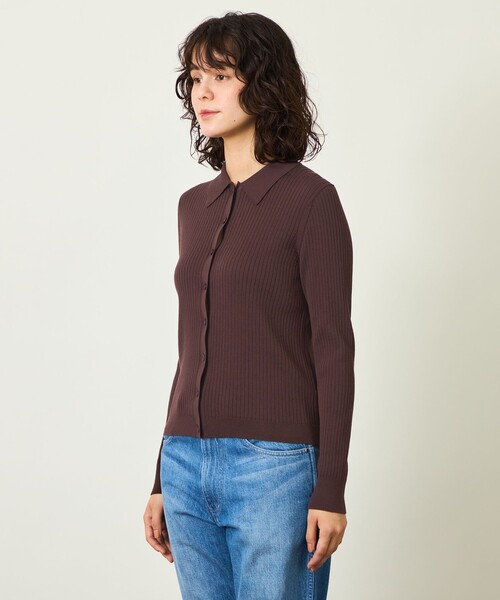 MACKINTOSH PHILOSOPHY(マッキントッシュ フィロソフィー)の「GREY LABEL ニットポロカーディガン(ニット/セーター・レディース・ブラック/ブラウン系その他4・2)」の8枚目の写真