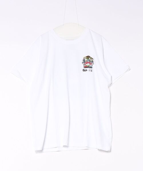 RVCA(ルーカ)の「RVCA メンズ OKINAWA LION DOG TEE Tシャツ 【2026年秋冬モデル】(Tシャツ/カットソー・メンズ・ブラック/ホワイト・X-LARGE/LARGE/MEDIUM/SMALL)」の1枚目の写真