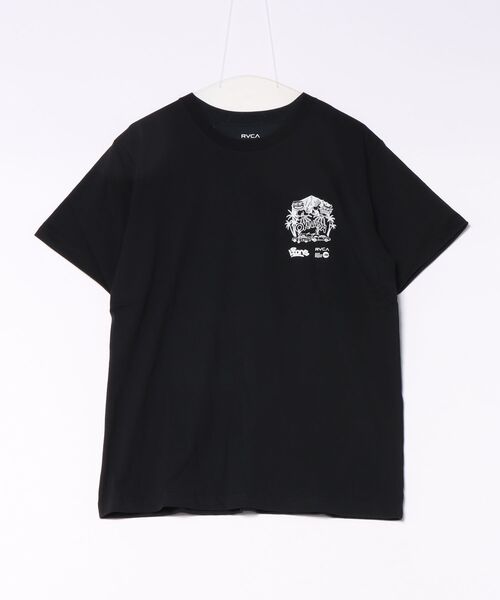 RVCA(ルーカ)の「RVCA メンズ OKINAWA LION DOG TEE Tシャツ 【2026年秋冬モデル】(Tシャツ/カットソー・メンズ・ブラック/ホワイト・X-LARGE/LARGE/MEDIUM/SMALL)」の2枚目の写真