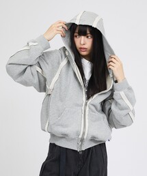JIEDA（ジエダ）の「【RUSSELL×jieDa】 Campus Sweat Zip Hoodie / スウェット ジップフーディー / ユニセックス / コラボ（パーカー）」