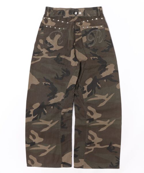 Ritzy(リッツィー)の「カモフラージュ柄 ワイドカーゴパンツ(カーゴパンツ・レディース・カモフラージュ・S/M/L/XL)」の2枚目の写真