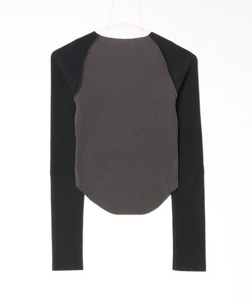 CONZ(コンズ)の「CRISP RAGLAN TOP(Tシャツ/カットソー・レディース・ブラック/ブルー・FREE)」の3枚目の写真