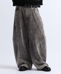 3D CURVED CORDUROY BARREL PANTS/3Dカーブコーデュロイバレルパンツ