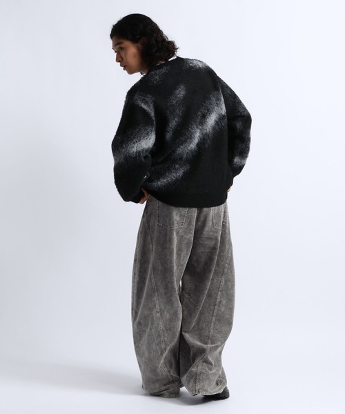 RAGEBLUE(レイジブルー)の「3D CURVED CORDUROY BARREL PANTS/3Dカーブコーデュロイバレルパンツ(その他パンツ・メンズ・ブラウン/ブラック/グレー・LARGE/MEDIUM)」の15枚目の写真