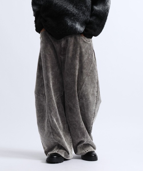 RAGEBLUE(レイジブルー)の「3D CURVED CORDUROY BARREL PANTS/3Dカーブコーデュロイバレルパンツ(その他パンツ・メンズ・ブラウン/ブラック/グレー・LARGE/MEDIUM)」の19枚目の写真