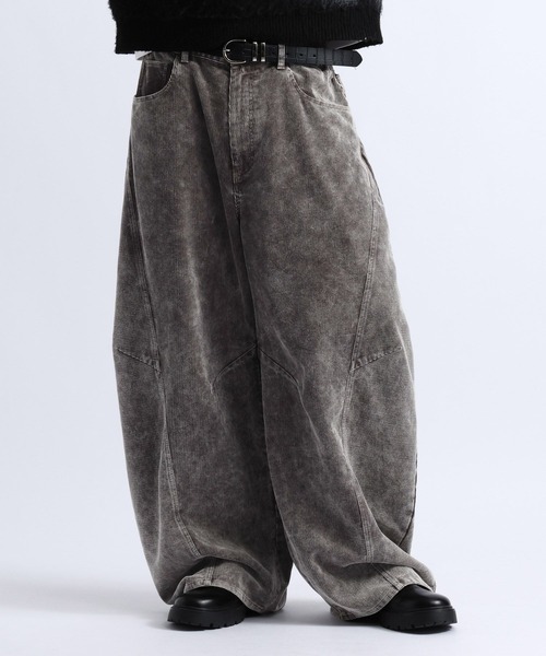 RAGEBLUE(レイジブルー)の「3D CURVED CORDUROY BARREL PANTS/3Dカーブコーデュロイバレルパンツ(その他パンツ・メンズ・ブラウン/ブラック/グレー・LARGE/MEDIUM)」の22枚目の写真