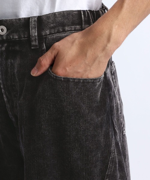 RAGEBLUE(レイジブルー)の「3D CURVED CORDUROY BARREL PANTS/3Dカーブコーデュロイバレルパンツ(その他パンツ・メンズ・ブラウン/ブラック/グレー・LARGE/MEDIUM)」の4枚目の写真