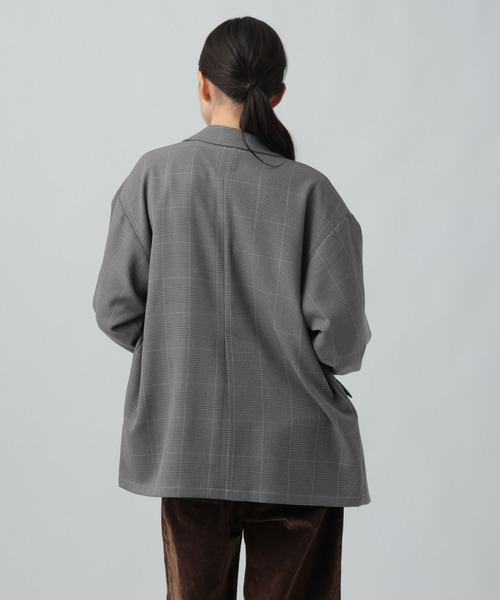 LEPSIM（レプシィム）の「Wブレストルーズ長袖ジャケット　1052003（テーラードジャケット・レディース・チャコールグレー/グレー系その他/ブラック/ブラウン系その他/ブラウン・FREE）」の14枚目の写真