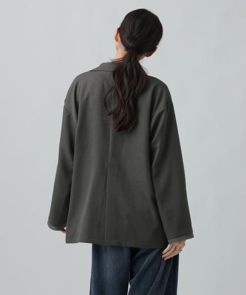 LEPSIM（レプシィム）の「Wブレストルーズ長袖ジャケット　1052003（テーラードジャケット・レディース・チャコールグレー/グレー系その他/ブラック/ブラウン系その他/ブラウン・FREE）」の19枚目の写真