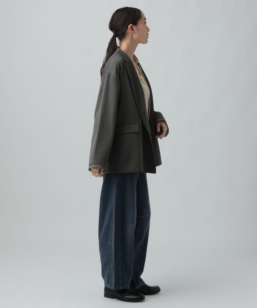LEPSIM（レプシィム）の「Wブレストルーズ長袖ジャケット　1052003（テーラードジャケット・レディース・チャコールグレー/グレー系その他/ブラック/ブラウン系その他/ブラウン・FREE）」の21枚目の写真