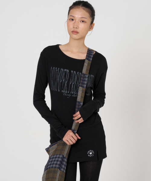 THIRSTYCLUB(サースティークラブ)の「Professional job Tシャツ - ブラック(Tシャツ/カットソー・レディース・その他・FREE)」の3枚目の写真