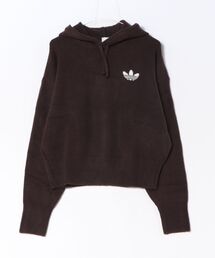 ADIDAS アディダス W ESS KNIT HOODIE スウェット IA4448 AURORACOFFEE