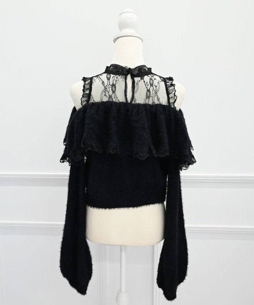 MA*RS(アメーバーマーズ)の「クロスチャーム付きオフショルニット(ニット/セーター・レディース・ブラック/ホワイト/グレー・FREE)」の21枚目の写真