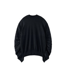 I'm here:（アイムヒアー）の「【I'm here】SHIRRING  SLEEVE KNIT（ニット/セーター）」