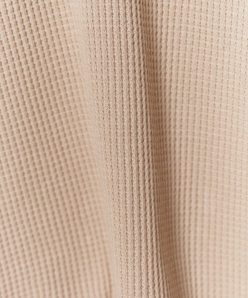 Healthknit(ヘルスニット)の「Healthknit/ヘルスニット LONG SLEEVE HENLEY NECK ロング スリーブ ヘンリー ネック ロンT スリーボタン カジュアル ミニマル ヴィンテージライク メンズ レディース 2026秋冬 秋服 冬服(Tシャツ/カットソー・メンズ・オフホワイト/ブラック/ベージュ・M/L/XL)」の4枚目の写真
