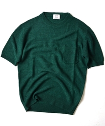 SHIPS | SC: SHIPS(シップス) "SAFILIN" リネン ニット Tシャツ■(Tシャツ/カットソー)