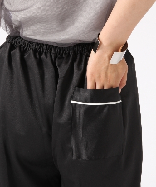 HARE（ハレ）の「サテンパジャマパンツ(HARE)（その他パンツ・レディース・ブラック/チェリーピンク・FREE）」の5枚目の写真