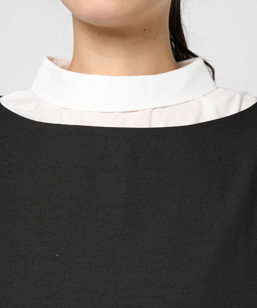 LBC（エルビーシー）の「【リンネル２月号掲載】ビンテージブラウスxシャツセット               （シャツ/ブラウス・レディース・ダークグレー/ブラウン・MEDIUM/LARGE）」の6枚目の写真