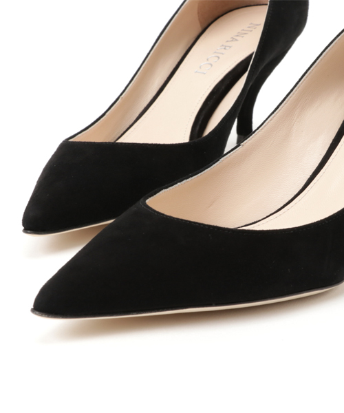 NINA RICCI（ニナリッチ）の「NINA RICCI ヒールスウェードパンプス