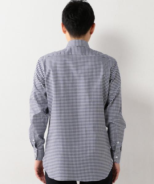 UNITED ARROWS（ユナイテッドアローズ）の「UDET ネイビー ギンガム ボタンダウン（シャツ/ブラウス・メンズ・ネイビー・37cm/39cm/40cm/43cm/42cm/38cm/41cm/36cm）」の2枚目の写真