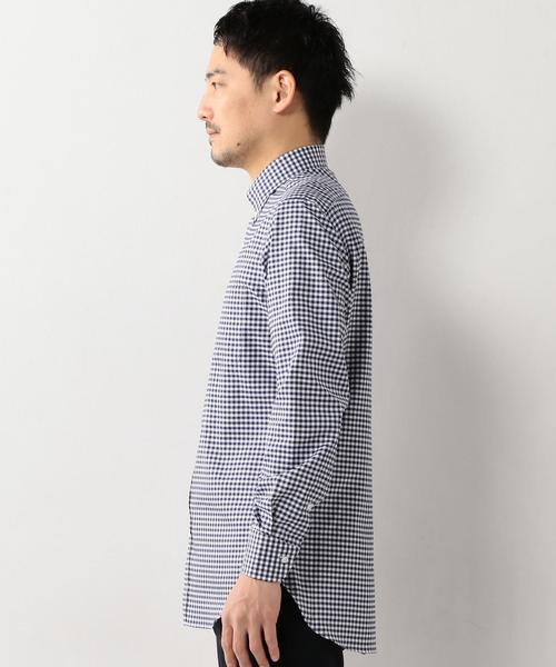 UNITED ARROWS（ユナイテッドアローズ）の「UDET ネイビー ギンガム ボタンダウン（シャツ/ブラウス・メンズ・ネイビー・37cm/39cm/40cm/43cm/42cm/38cm/41cm/36cm）」の4枚目の写真