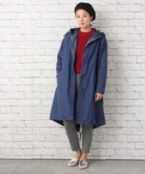 LEPSIM（レプシィム）の「5Gクロプドカタアゼプルオーバー 748904（ニット/セーター・レディース・ベージュ/ダークネイビー/レッド・FREE）」の13枚目の写真