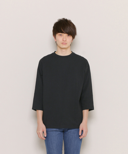 SENSE OF PLACE by URBAN RESEARCH(センスオブプレイスバイアーバンリサーチ)の「ビッグTシャツ(7分袖)(Tシャツ/カットソー・メンズ・ホワイト/ライトグレー/ブラック・MEDIUM/LARGE)」の16枚目の写真