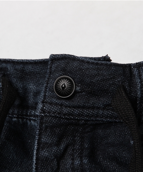 VENCEEXCHANGE（ヴァンスエクスチェンジ）の「ドビーデニムバイカーパンツ（デニムパンツ・メンズ・ネイビー/ブラック/ブルー・MEDIUM/SMALL/LARGE）」の12枚目の写真