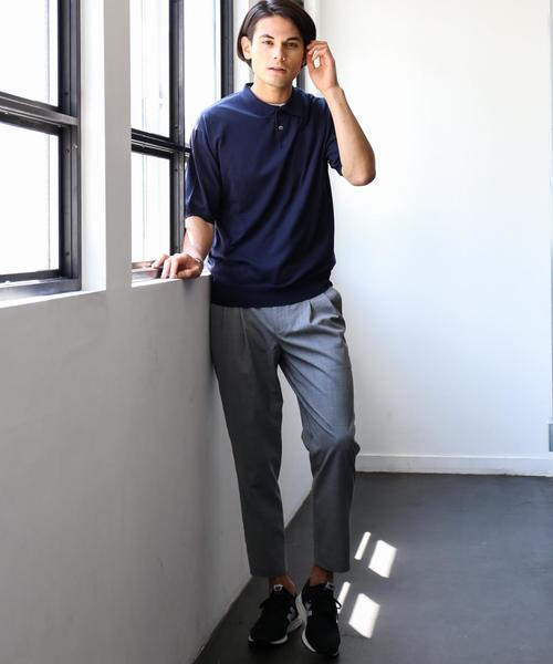 green label relaxing（グリーンレーベルリラクシング）の「KC ウォッシャブル/TRO 2P ユーティリティーパンツ 9/L ＜機能性＞ ◆（スラックス・メンズ・ブラック/グレー/ネイビー/オリーブ・LARGE/X-SMALL/MEDIUM/X-LARGE/SMALL）」の20枚目の写真