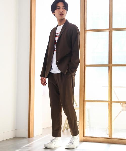 green label relaxing（グリーンレーベルリラクシング）の「KC ウォッシャブル/TRO 2P ユーティリティーパンツ 9/L ＜機能性＞ ◆（スラックス・メンズ・ブラック/グレー/ネイビー/オリーブ・LARGE/X-SMALL/MEDIUM/X-LARGE/SMALL）」の22枚目の写真