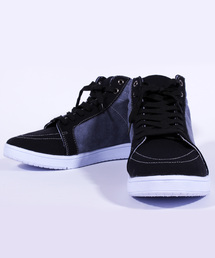 ８(eight) | 切替 ミッドカットスニーカー キャンバス (スニーカー)