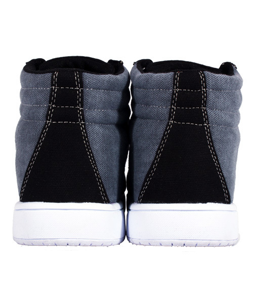 ８(eight)（エイト）の「切替 ミッドカットスニーカー キャンバス（スニーカー・メンズ・グレー/ネイビー/ブラック・26.0cm/27.0cm/25.5cm/26.5cm/25.0cm/28.0cm）」の16枚目の写真