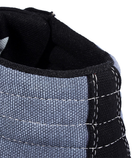 ８(eight)（エイト）の「切替 ミッドカットスニーカー キャンバス（スニーカー・メンズ・グレー/ネイビー/ブラック・26.0cm/27.0cm/25.5cm/26.5cm/25.0cm/28.0cm）」の10枚目の写真